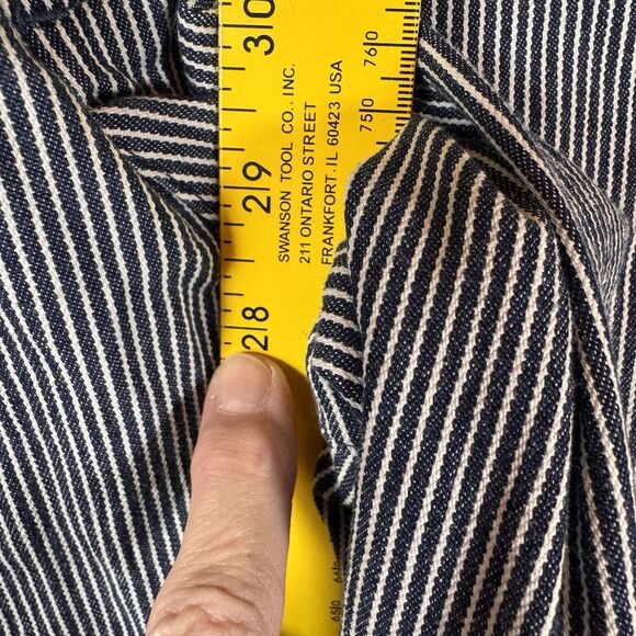 Uniqlo Pants Women's XL Striped Stretch Drawstring Cotton Blend Comfort Pull-On - Picture 10 of 11